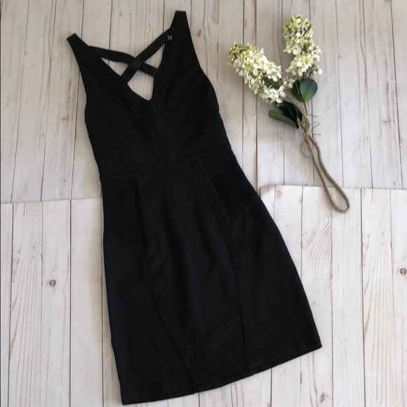 Express Dresses & Skirts - Express Black Bodycon Style Dress XXS